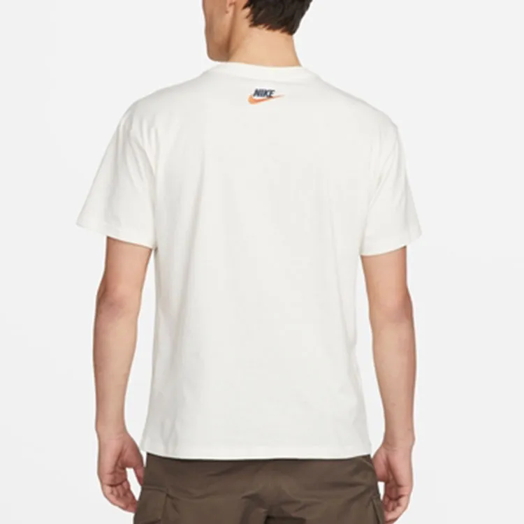 Nike T Shirts Men White-2