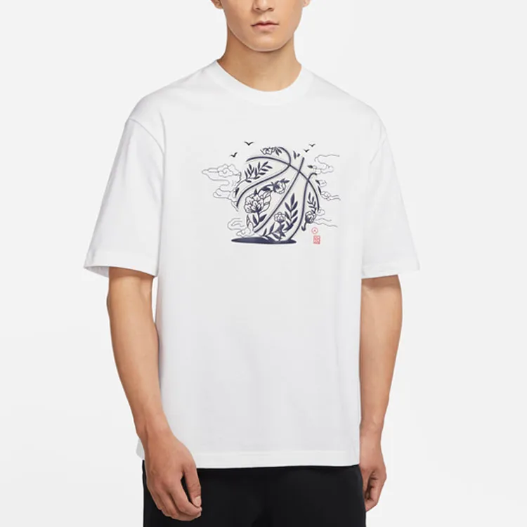 Jordan T Shirts Men White-4