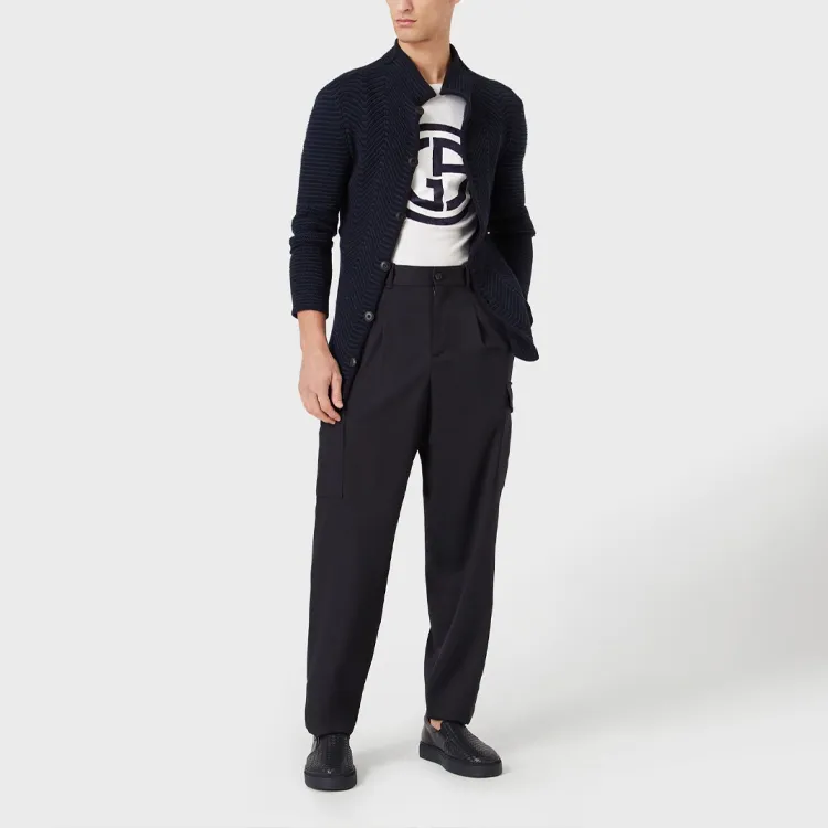 GIORGIO ARMANI T Shirts Men White-1