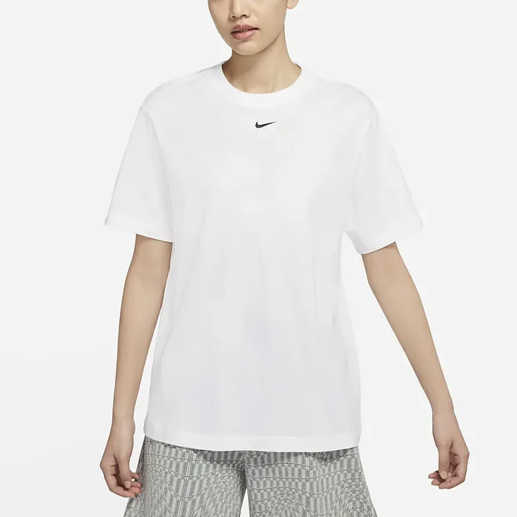 Nike Sportswear Essential SS22 Women'ss Print Sporty Crewneck T-Shirt White-2