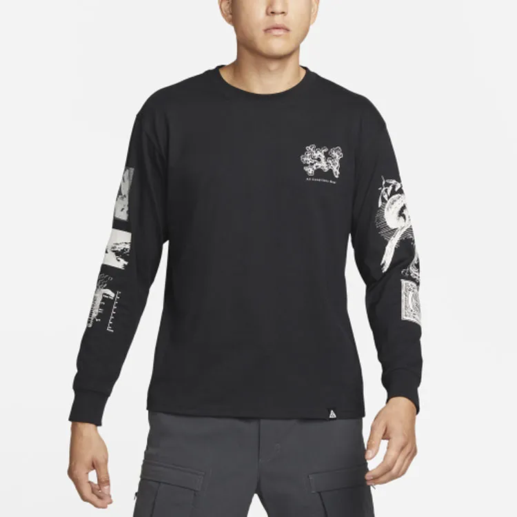 Nike T Shirts Men Black-3