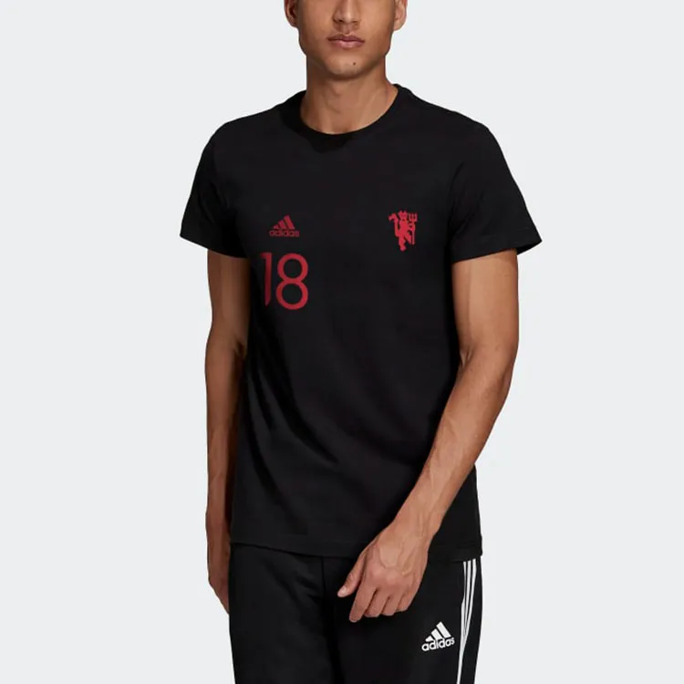 Adidas MANCHESTER UNITED THEATRE OF DREAMS Soccer Jerseys Men Black-4