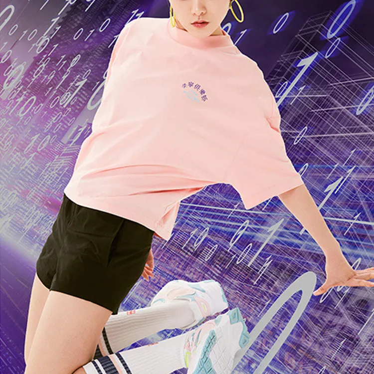 LINING Sports Fashion Collection Crop Tops Women's Pink-3