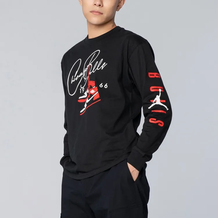 Jordan T Shirts Men Black-2