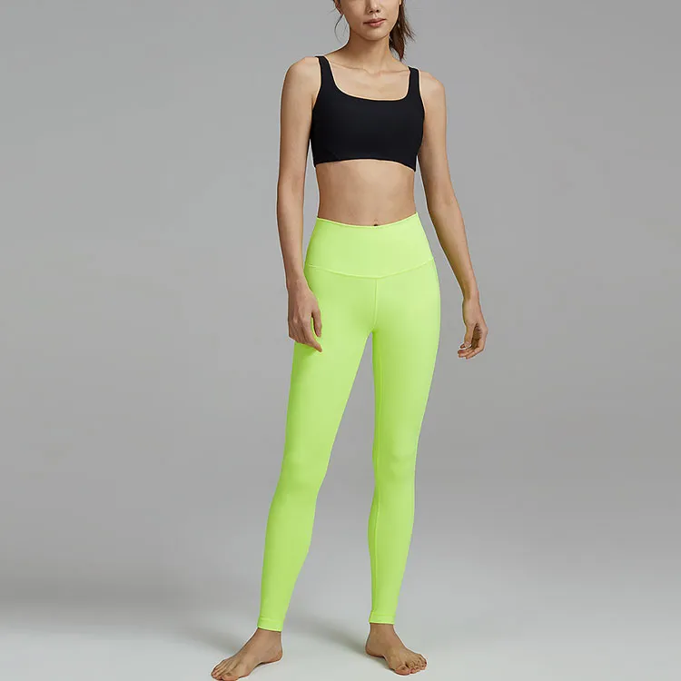 Lululemon Wunder Under Sports Pants Women's Bright Yellow-3