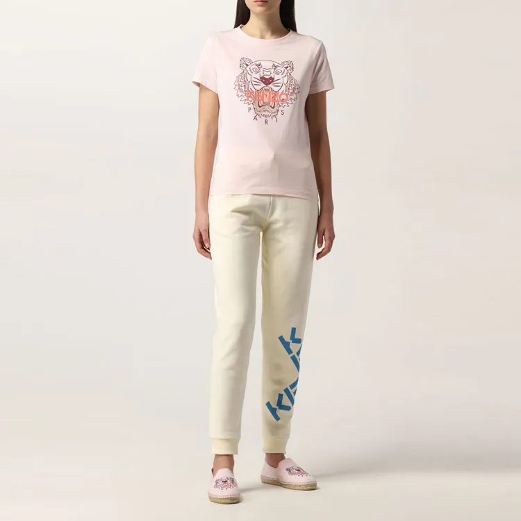 KENZO Classic Tiger Head T-Shirt Women's Pink-2