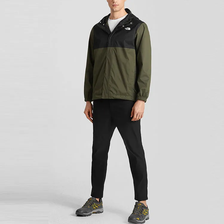 THE NORTH FACE City Outdoor Collection Waterproof, Windproof, And Breathable Windbreaker Jacket Men's Army Green-1
