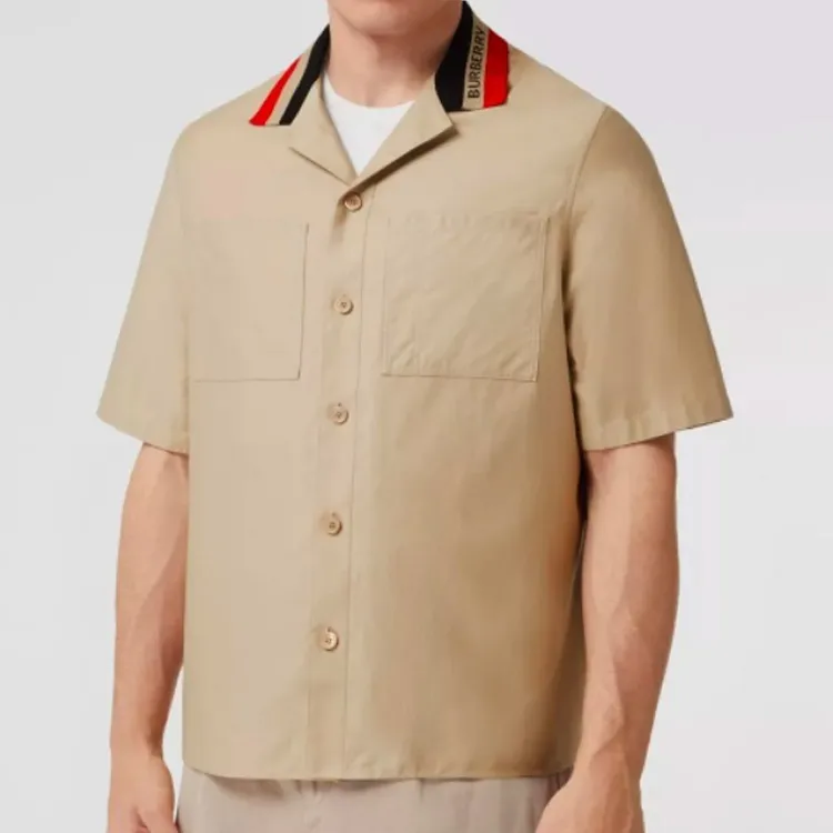 Burberry Shirts Men Ecru-4