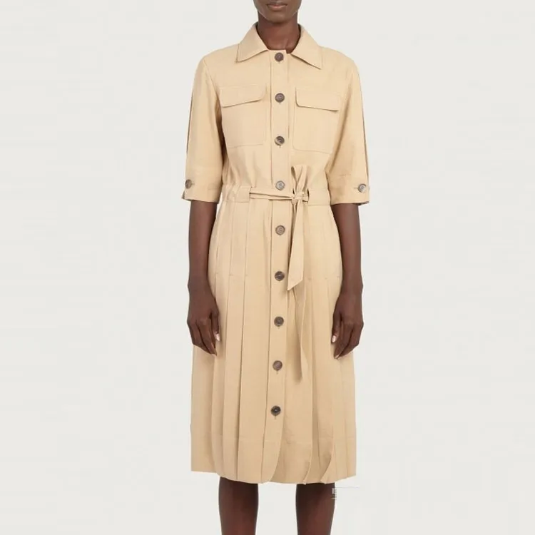 Ferragamo Short sleeve Cotton Shirt Dress-3