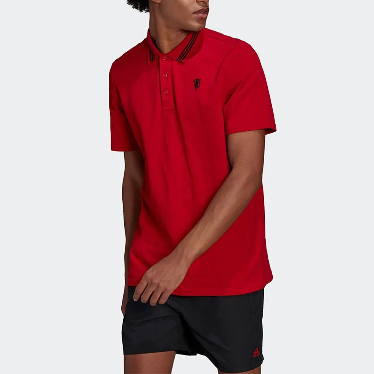 Adidas MANCHESTER UNITED THEATRE OF DREAMS Polo Shirts Men Red-1