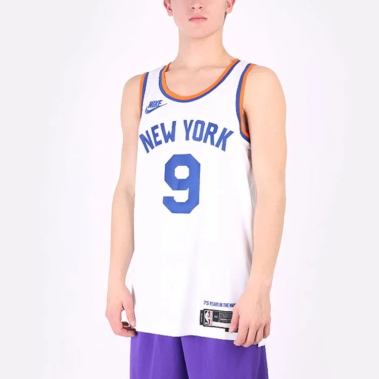 Nike Nba New York Knicks Rj Barrett Classic Edition Jersey-3