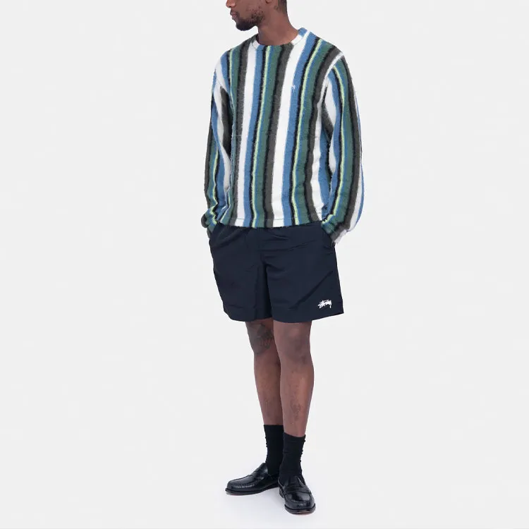Stussy Vertical Striped Knit Crew-9