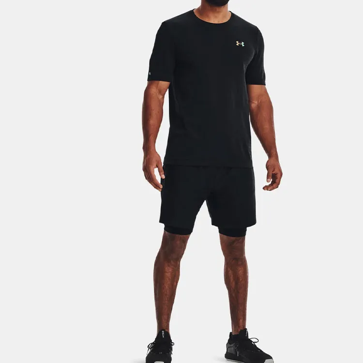 Under Armour Set in Sleeve T Shirt Men's Black-4