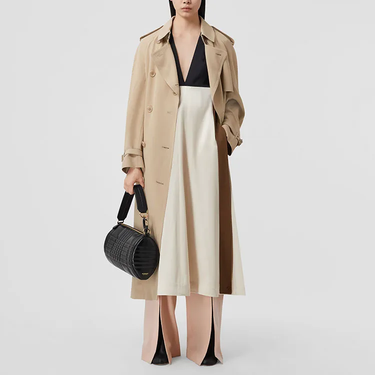 Burberry SS22 Trench Coat Women's Soft Yellow Umber-1