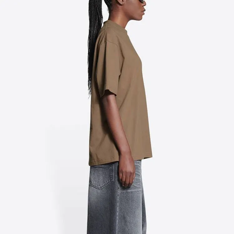 Balenciaga SS22 T Shirt Women's Brown-5