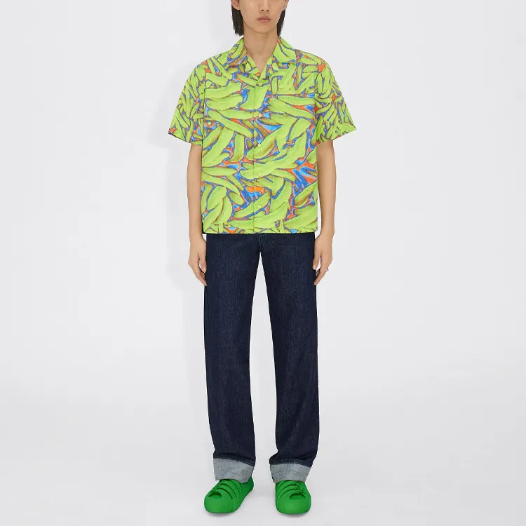 Bottega Veneta Shirts Men Green-1
