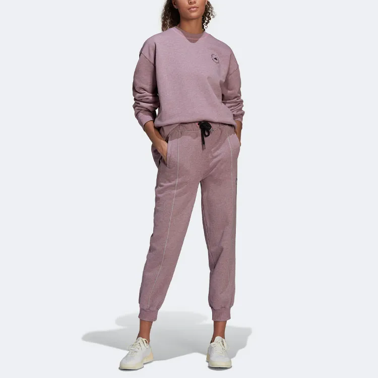 Adidas Knitted Sweatpants Women's Purple-3