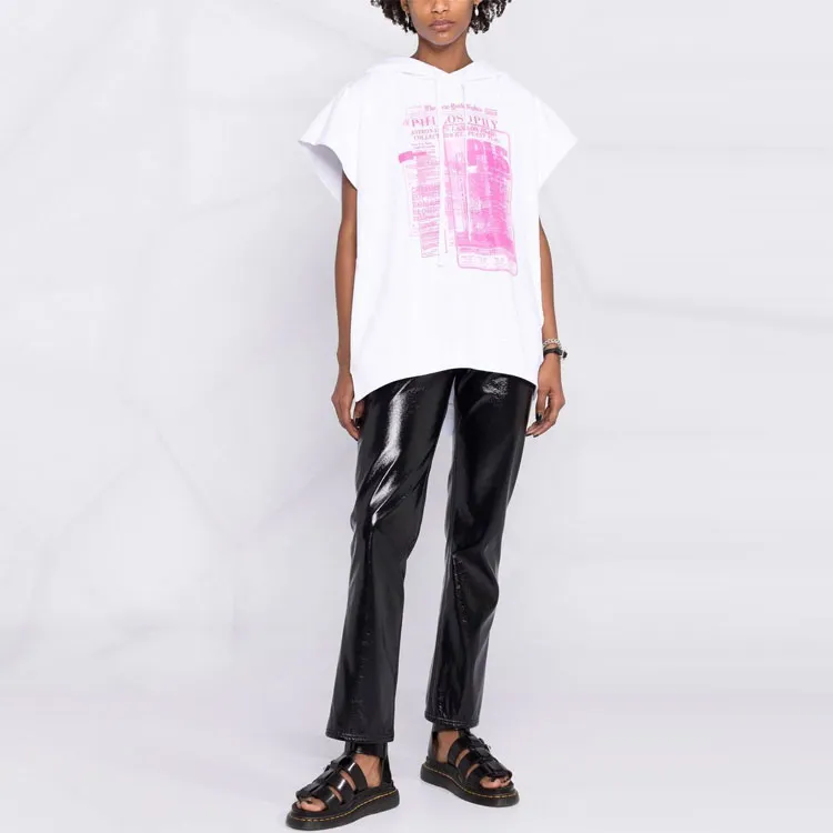 PHILOSOPHY DI LORENZO SERAFINI Logo Printed Sleeveless Hoodie-1