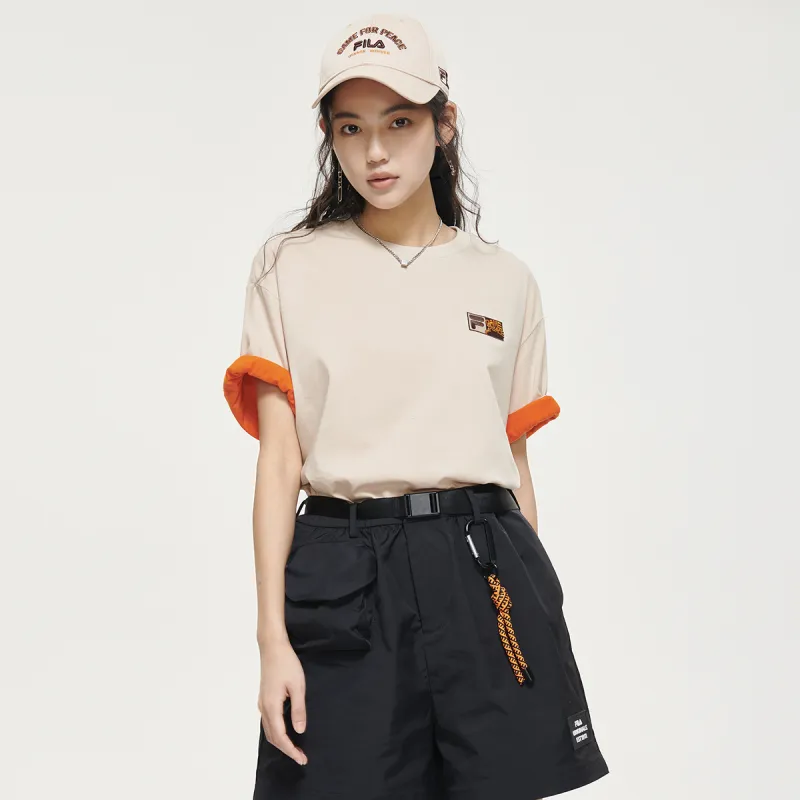 FILA T-Shirt Unisex Light Stone-7