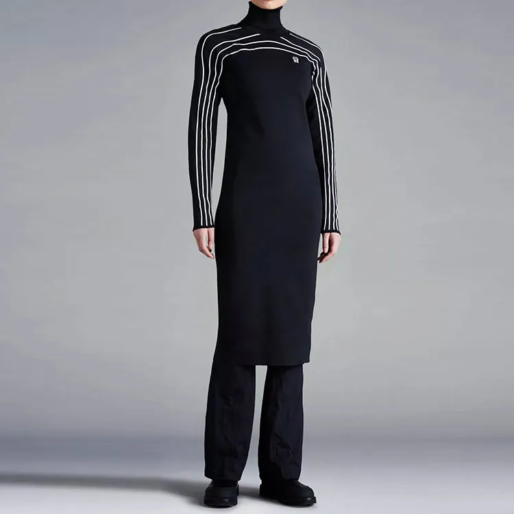 Gentle Monster X Moncler Long-Sleeved Dresses Women's Black-1