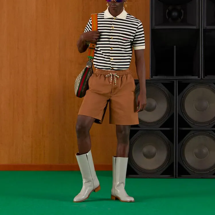 GUCCI SS22 Casual Shorts Men's Brown-2