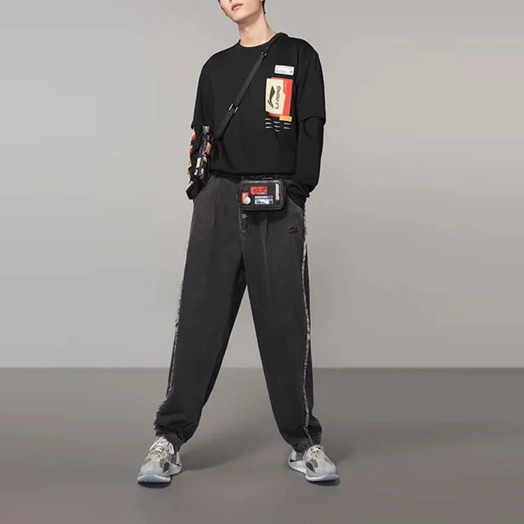 LiNing T Shirts Unisex Black-2