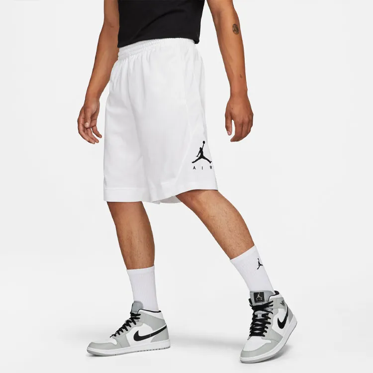 Jordan Men's Rise Striped Triangle Logo Pants White-6