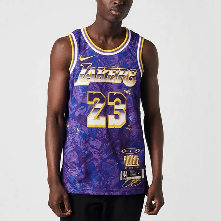 Nike Basketball Jerseys Men Purple-2