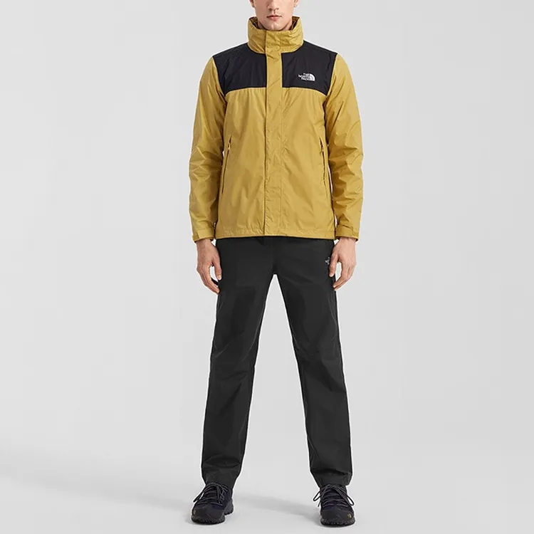 THE NORTH FACE SANGRO Water-Resistant Windproof Breathable Windbreaker Jacket Men's Turmeric-3