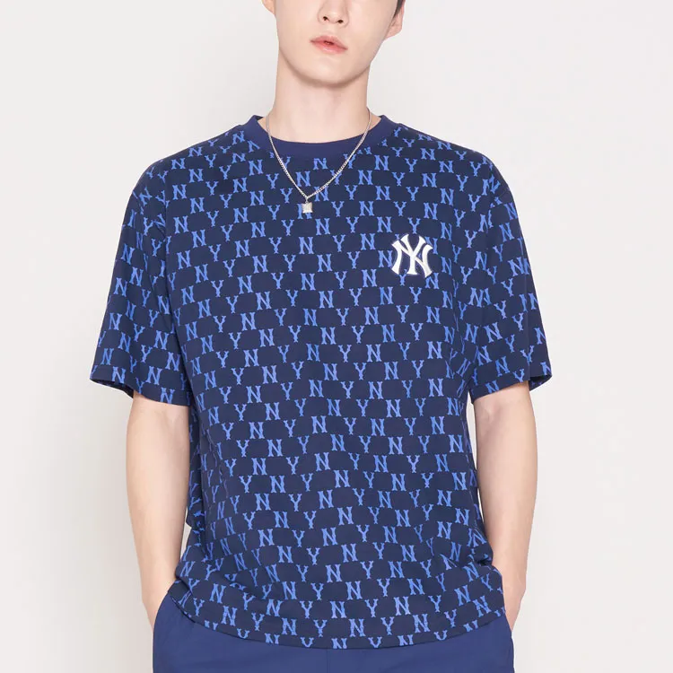 MLB T Shirts Unisex Dark Blue-2