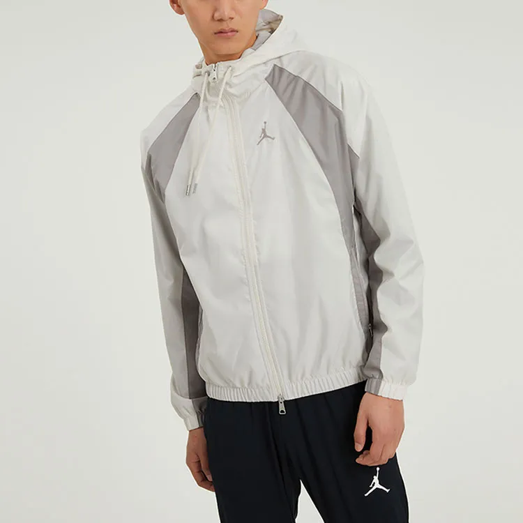 Jordan Jackets Men Gray White-3