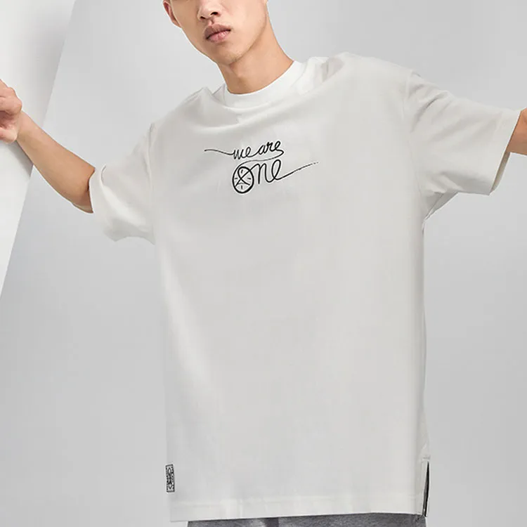 LiNing x Dft T Shirt Men's Ecru-2