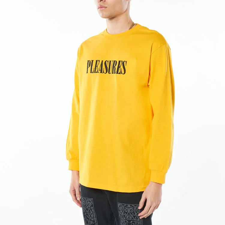 PLEASURES Tickle Logo Long-Sleeve Tee-2