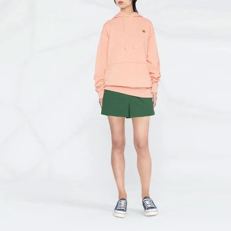 KENZO Tiger Embroidered Drawstring Hoodie-1