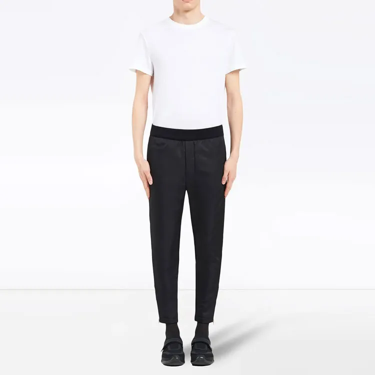 PRADA Knitted Sweatpants Men Black-1
