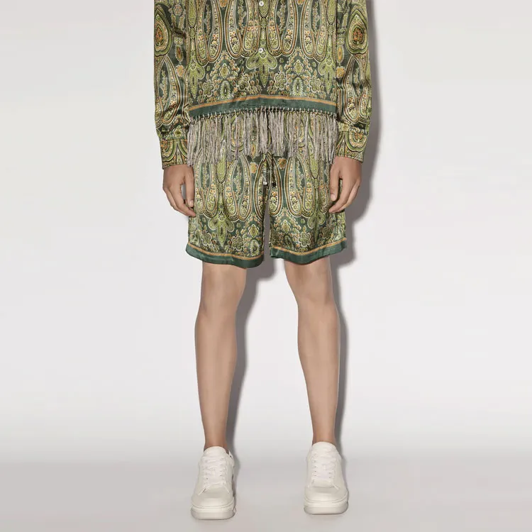AMIRI Casual Shorts Men Green-3