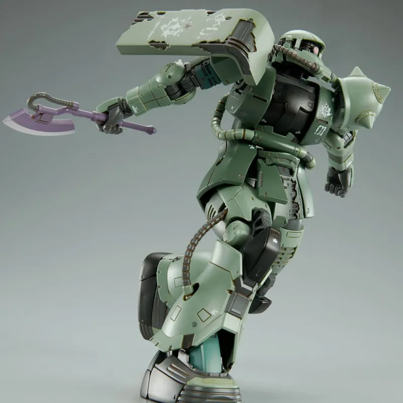 BANDAI HG 1 144 Mobile Suit Gundam Kukuru Duan's Island Duan's Custom Zaku Model Kits 13cm-1