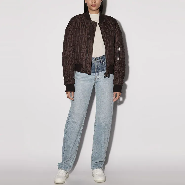 AMIRI Quilted Down Bomber 'Brown'-3
