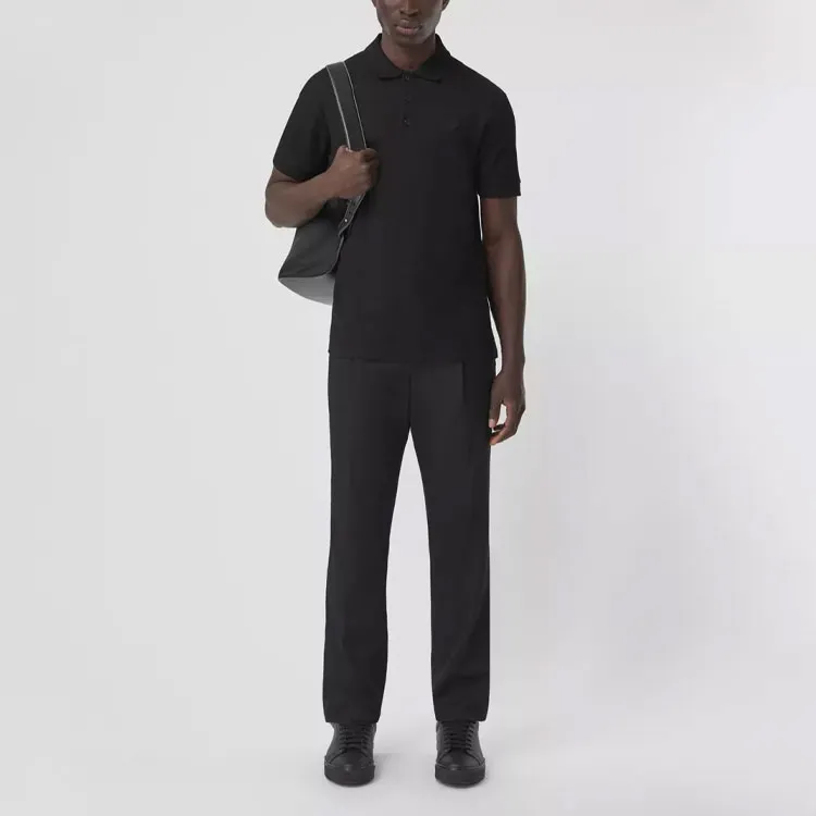 Burberry Polo Shirt Men's Black-2