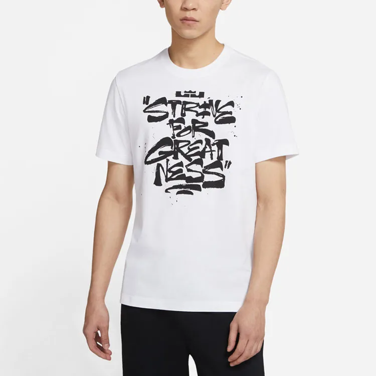 Nike T Shirts Men White-3