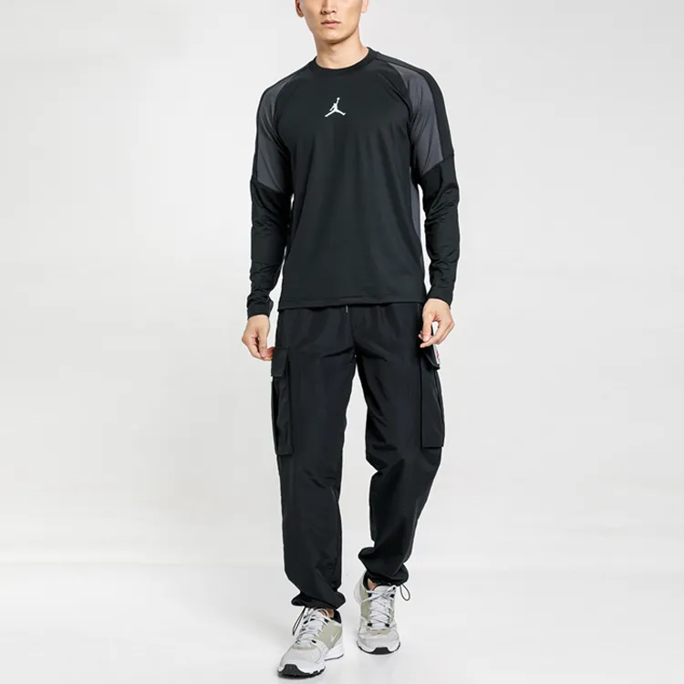 Jordan Raglan Sleeve T-Shirt Men's Black-2