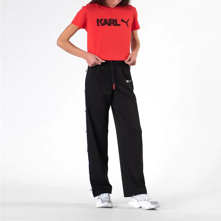 PUMA T Shirts Women's Bright Red-2