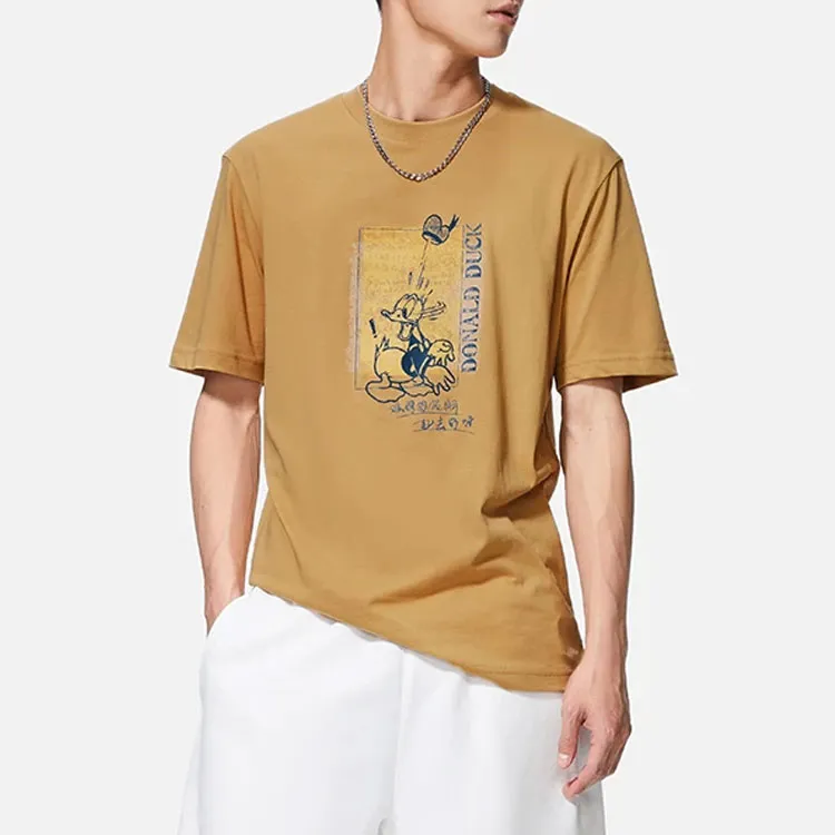 LiNing x Disney T Shirt Men's Curry Yellow-2