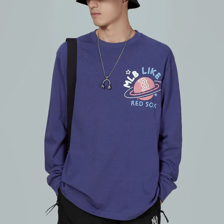 MLB Planet Overfit T Shirt Unisex Purple-2