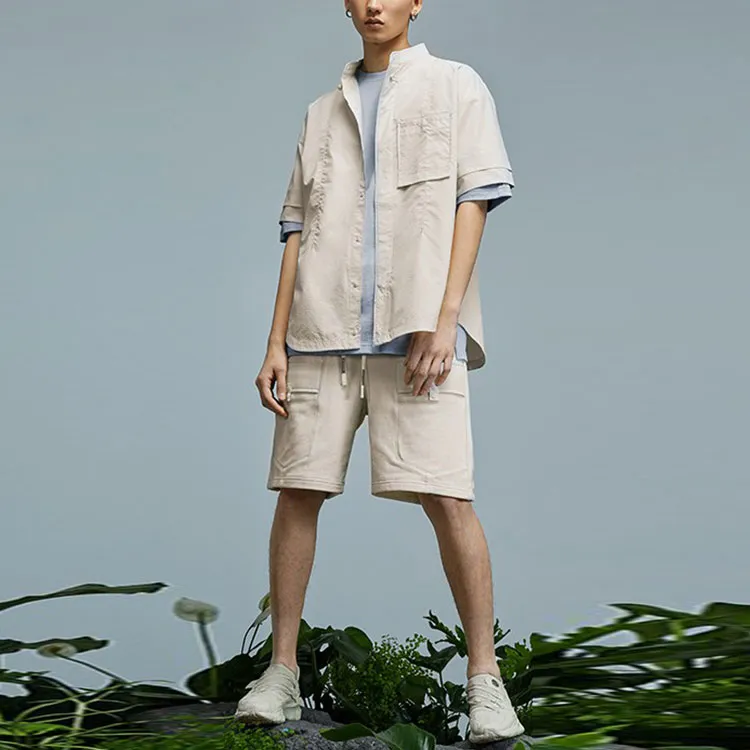 LiNing Casual Shorts Men Pearl White-2