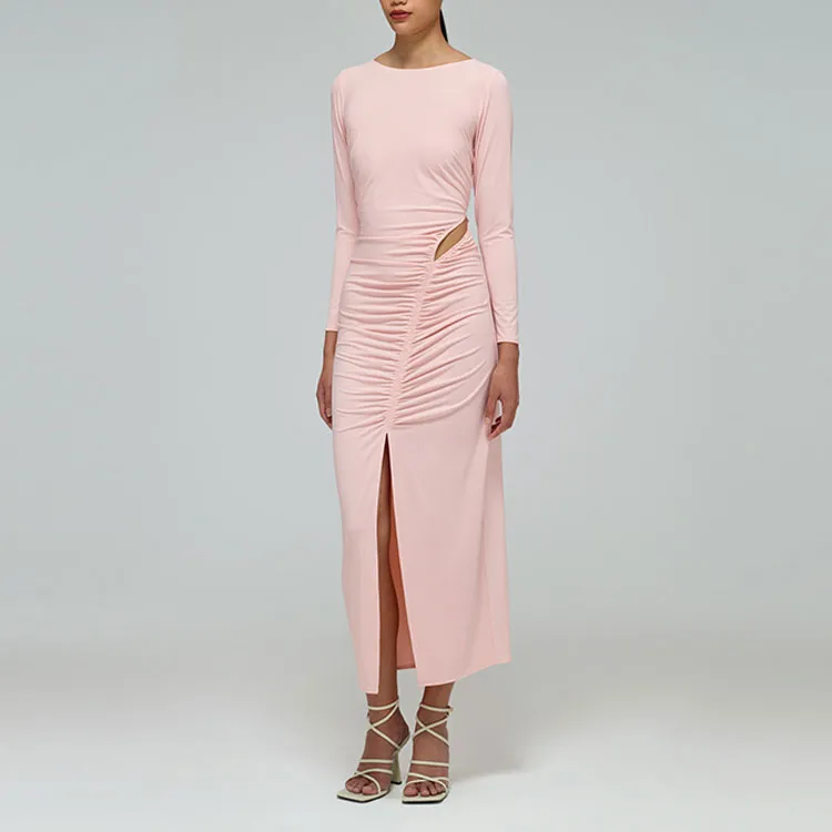 Self-portrait Long-Sleeved Dresses Women's Light Pink-2