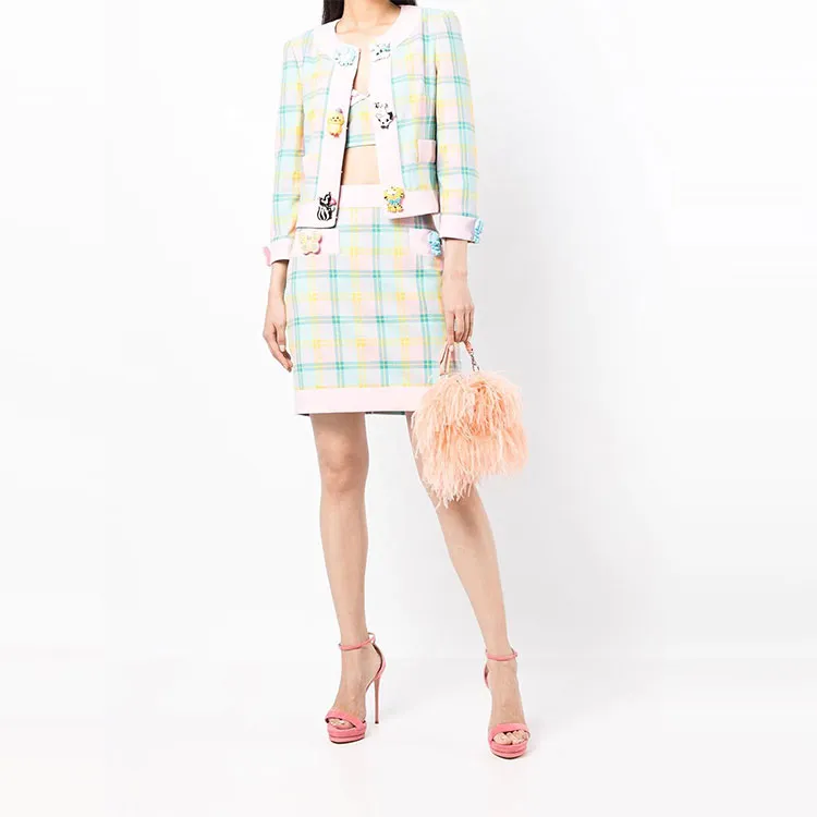 MOSCHINO Casual Short Skirts Women's Pink-2