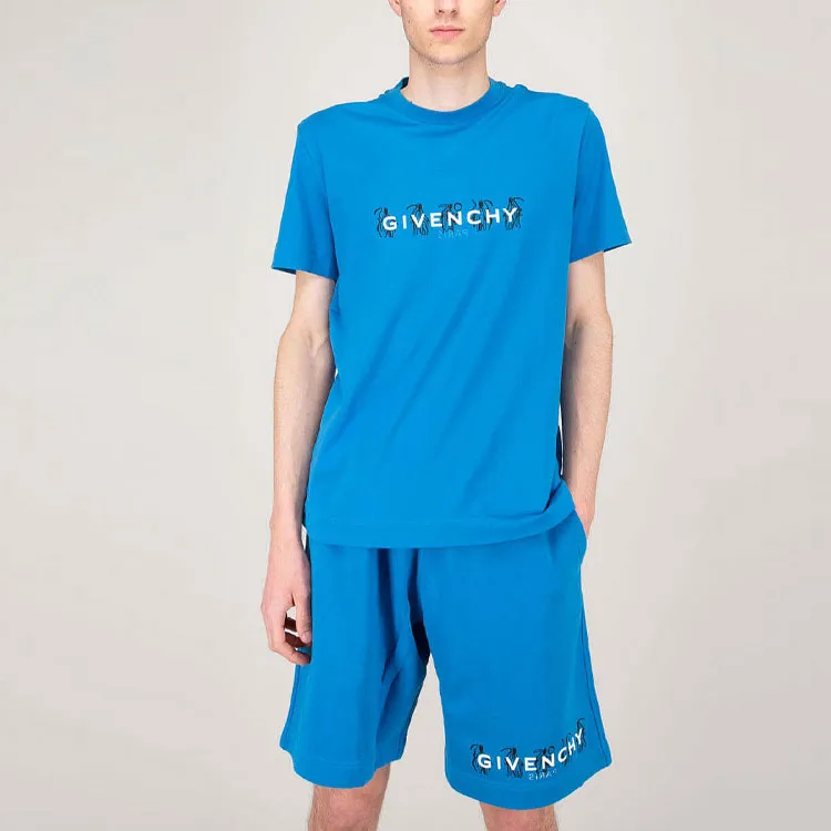 Givenchy Slim Fit Reversed Print T-Shirt-2