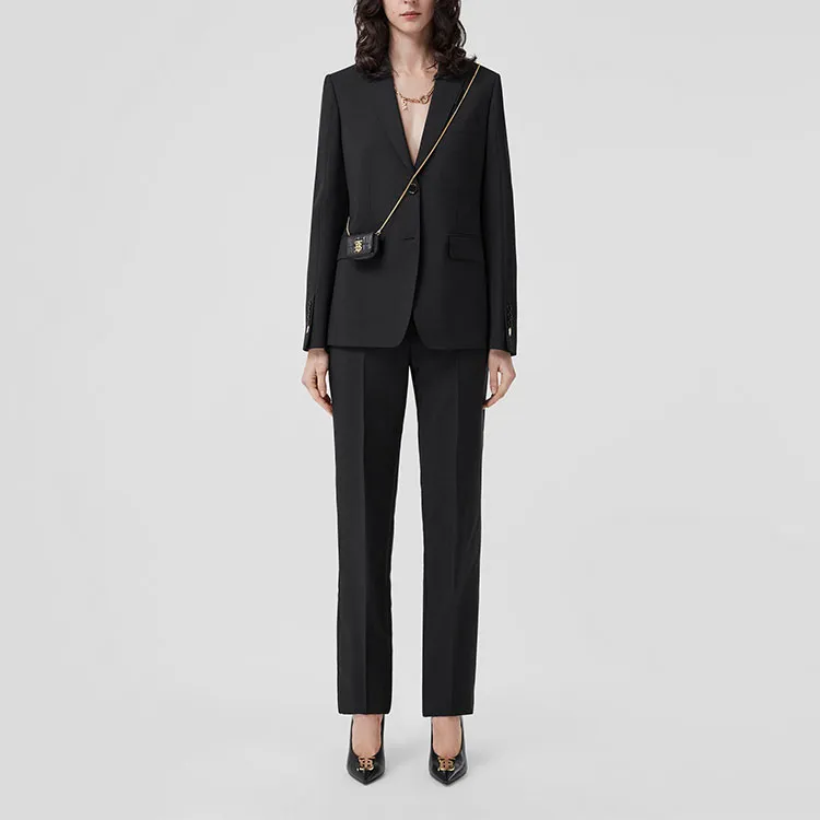 Burberry Suit Trousers Women's Black-1