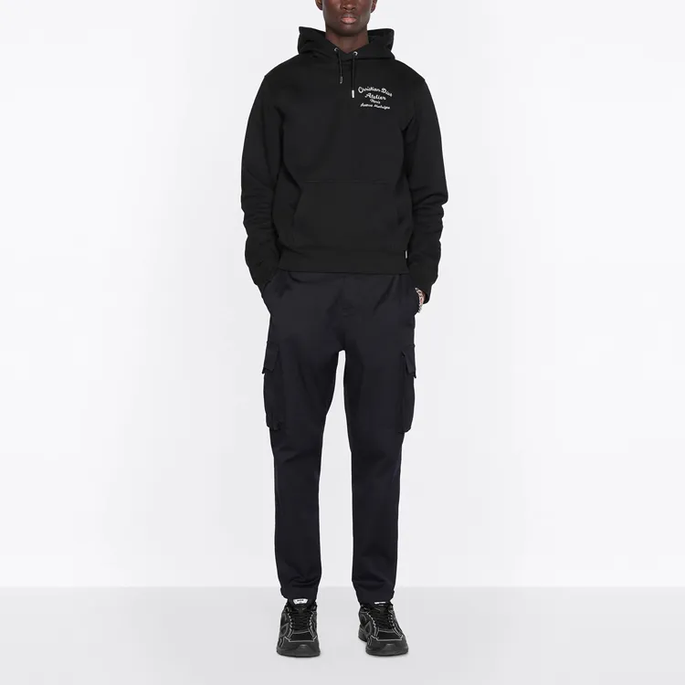 DIOR Quarterly New Products Sweatshirts Men Black-2